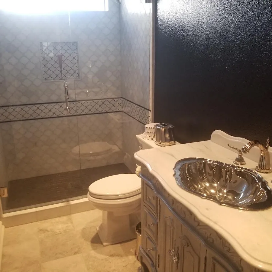 Professional plumbing work and bathroom remodeling in Doffing