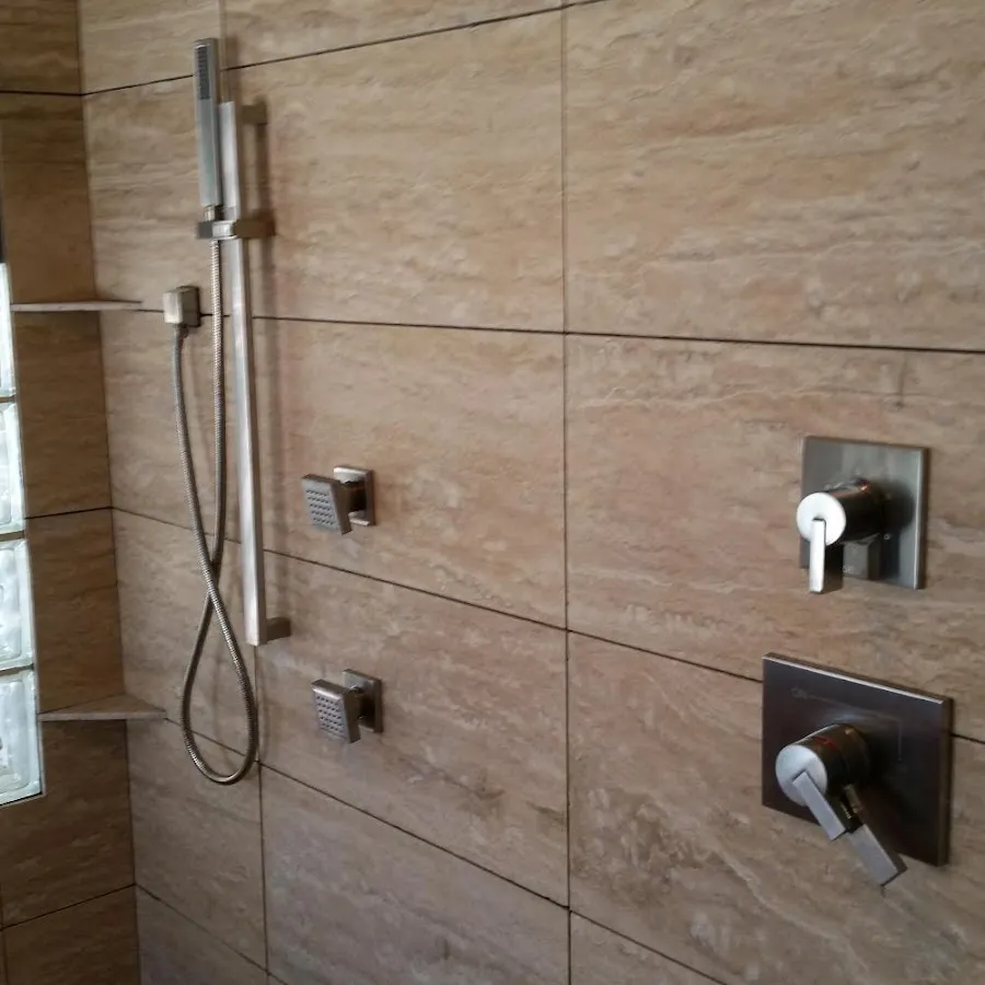 Shower fixture installation for Gas Line Repair in Doffing